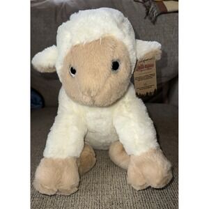 The Bear Factory SHEEP ~ LAMB Plush 12" Stuffed Animal Toy Soft Cream Beige 2001